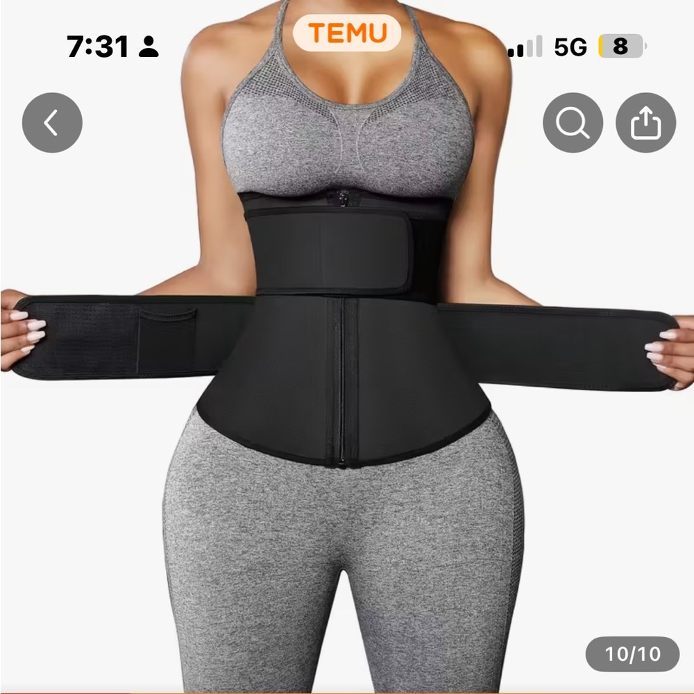 Black Waist Trainer Shapewear